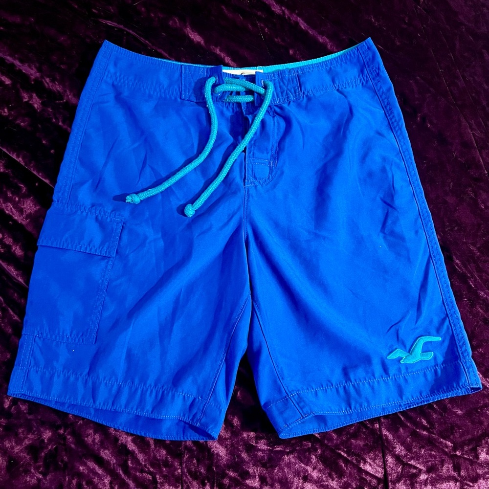 Hollister California  Board Shorts Blue Size Small